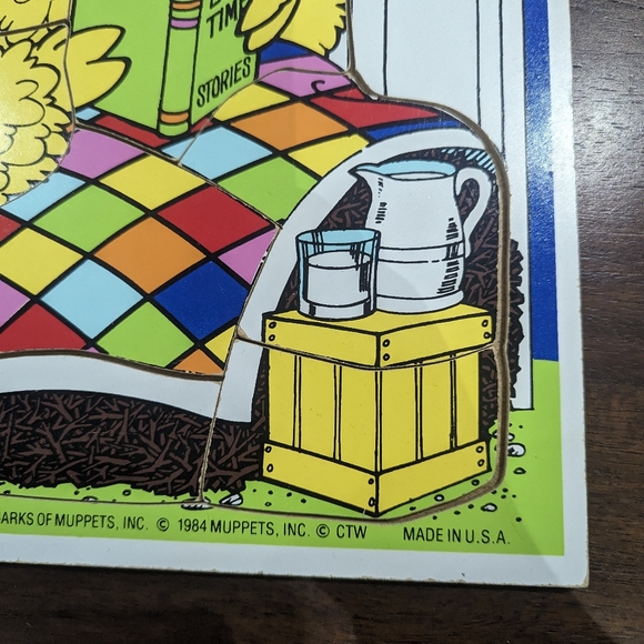 Vintage 1984 Playskool Sesame Street puzzle - Picture 8 of 9